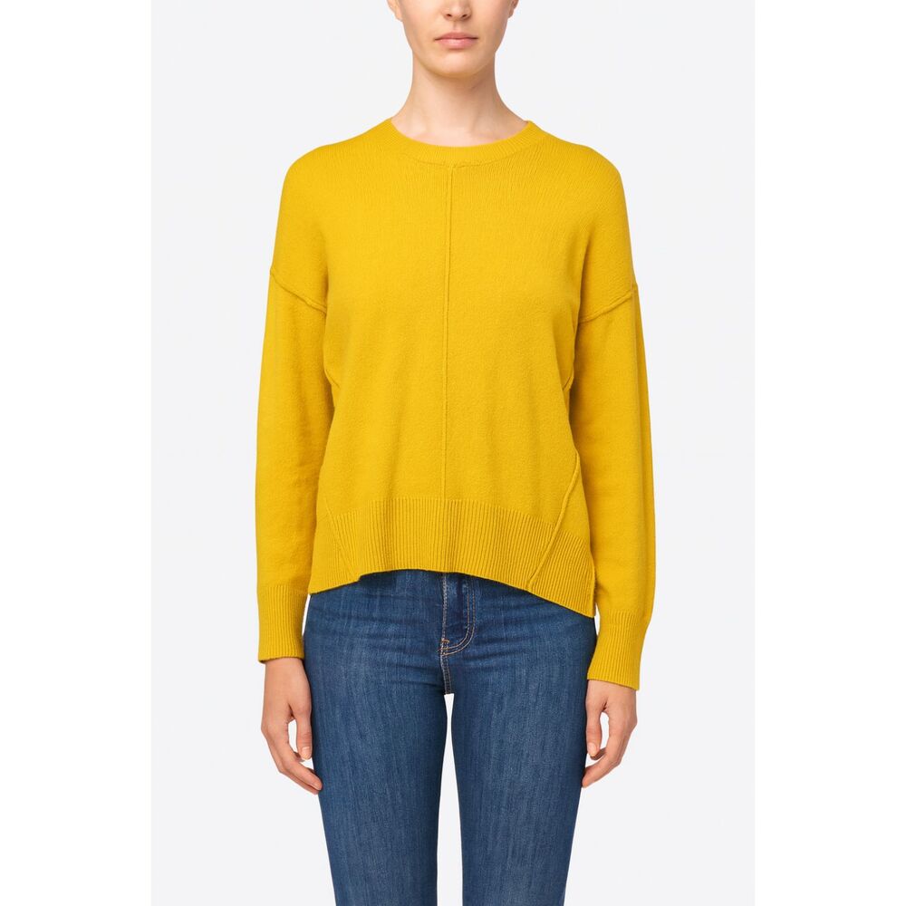 Ruby Moon Yellow Oversized Dolman Sweater L Mustard Whimsigoth Fall Casual Knit